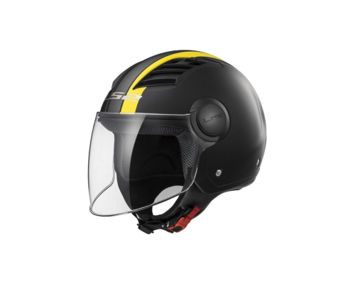 Casco LS2 OF562 Airflow Metropolis mate negro amarillo - XXS